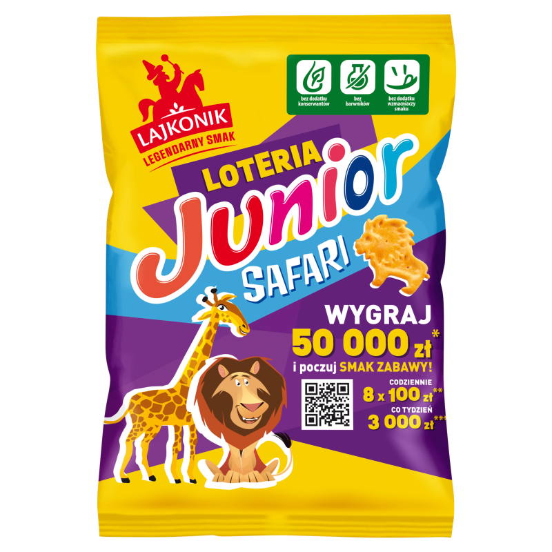 Lajkonik JUNIOR SAFARI 125G Zakupy dla domu i biura! 96749080