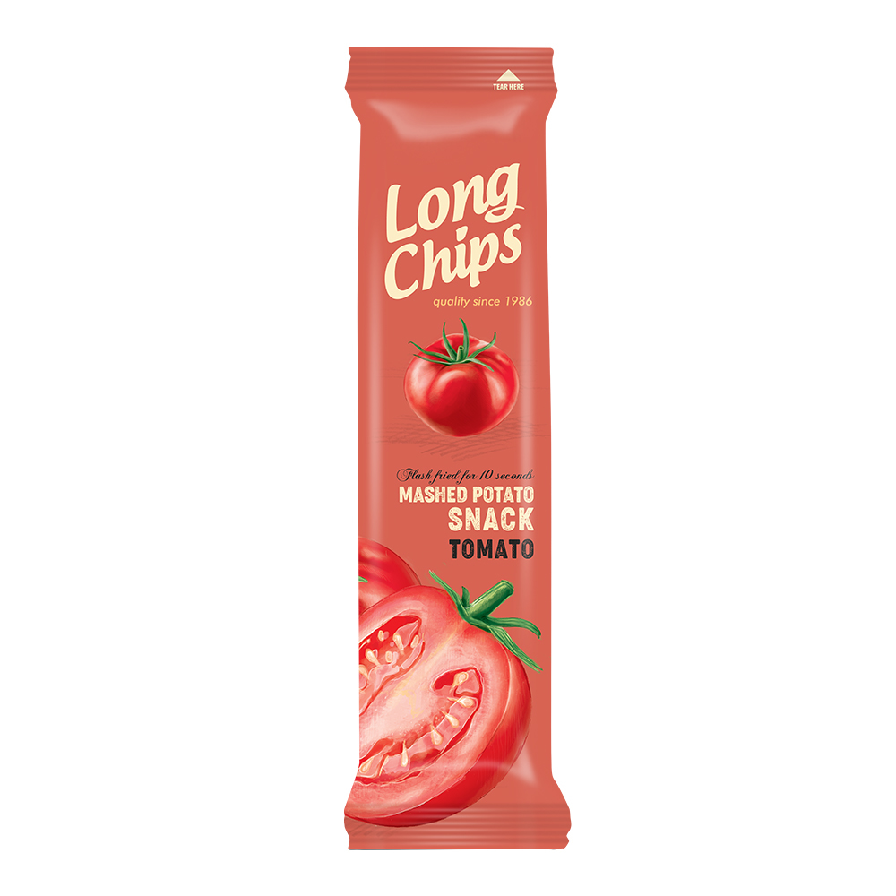 Chipsy ziemniaczane o smaku pomidorów 75 g x20