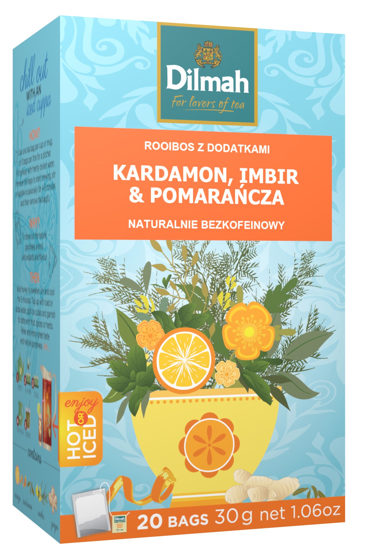 Dilmah Napar Kardamon Imbir & Pomarańcza ex20