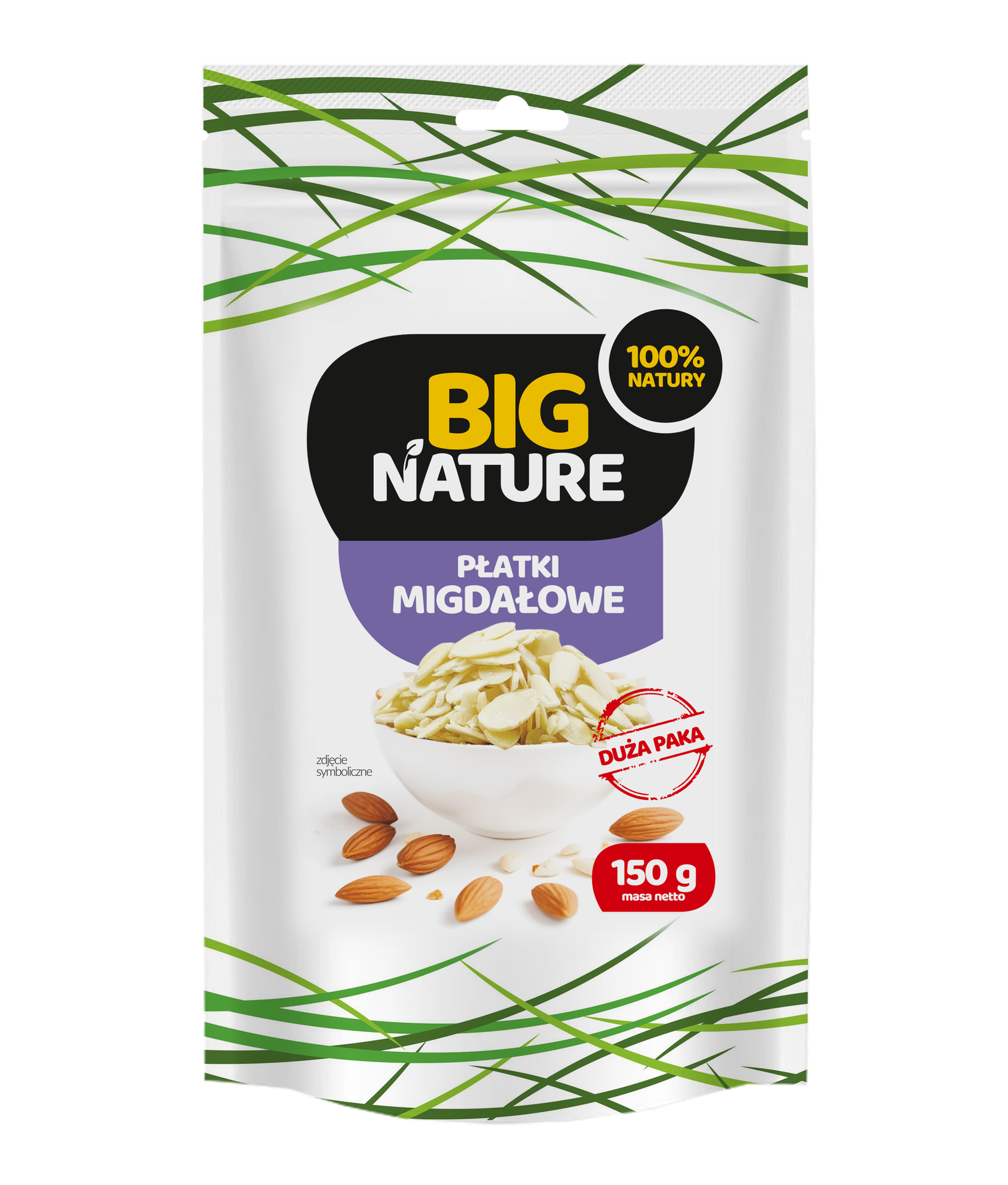 Big Nature Płatki migdałowe 150 g - żywność
