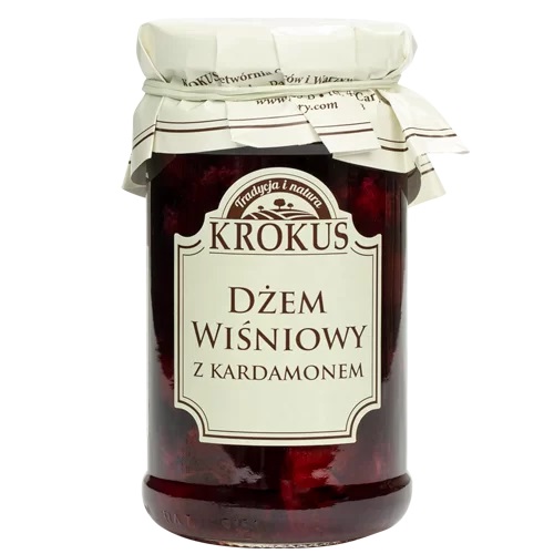 KROKUS Dżem wiśniowy z kardamonem 235g
