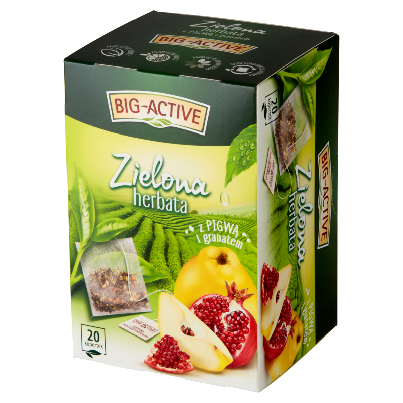 Big-Active Herbata zielona pigwa i granat 20*1,7g SDIL.3035