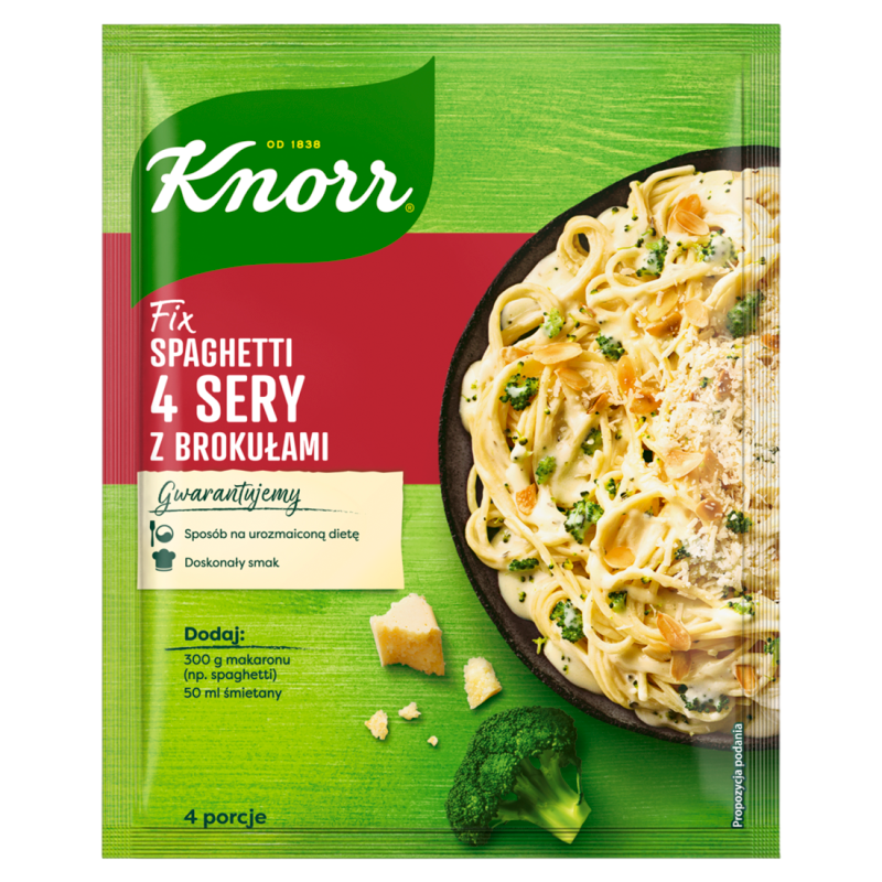 Knorr Fix 4 sery z brokułami 39g