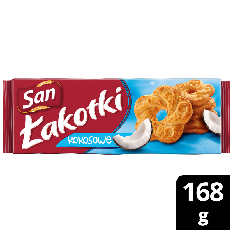San ŁAKOTKI KOKOSOWE 168G