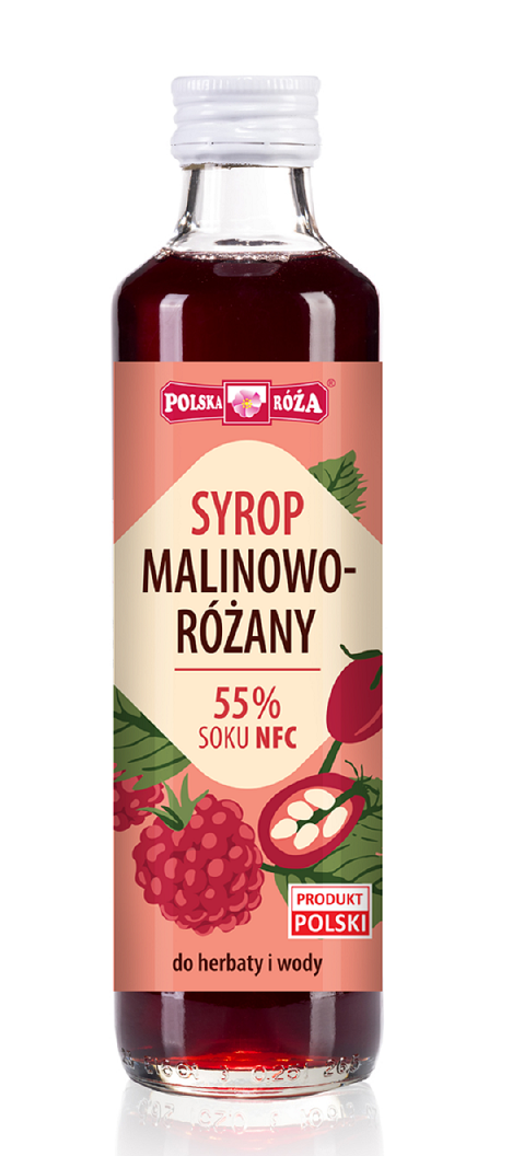 Polska Róża Syrop malinowo-różany 250 ml
