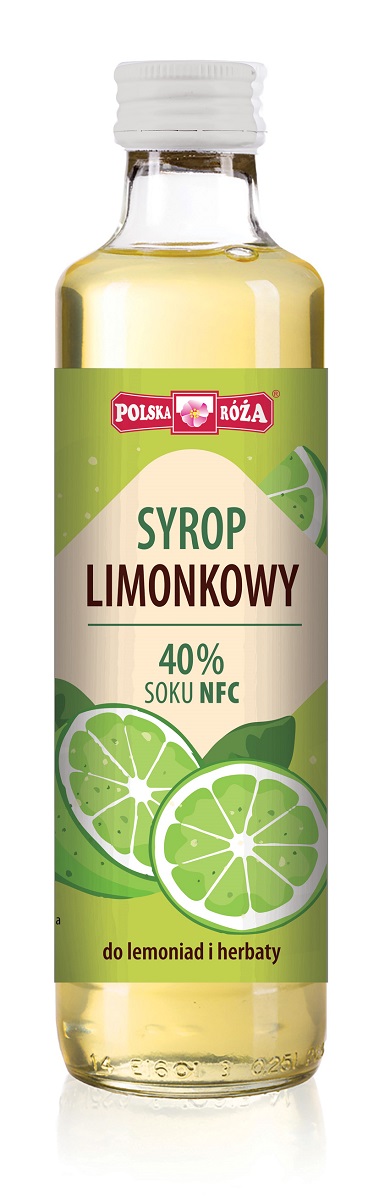 Polska Róża Syrop limonkowy koncentrat lemoniady 250 ml
