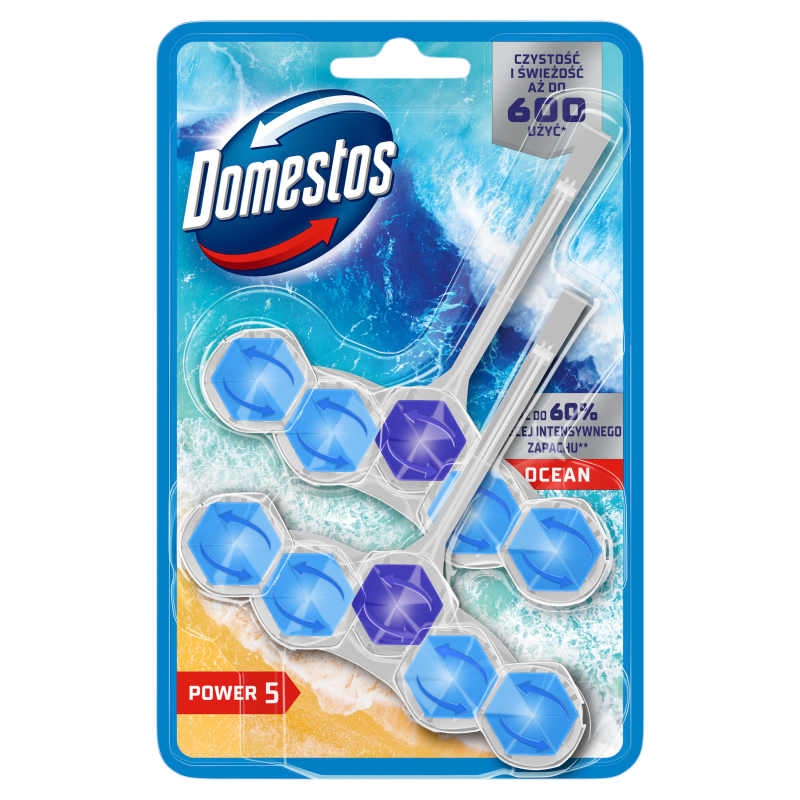 DOMESTOS Zawieszka do WC Ocean 2x50g