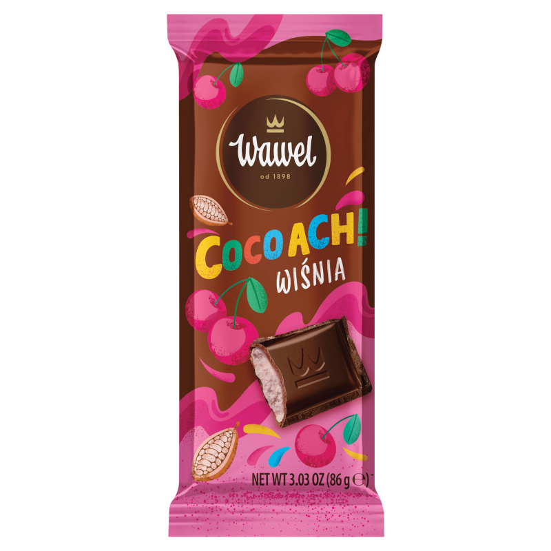Tabliczka kakaowa Wiśniowa Coco Ach! 86g