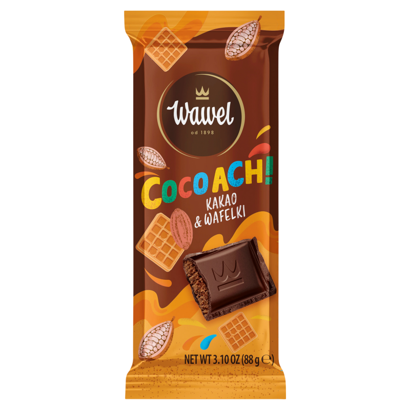 Tabliczka Kakaowa z wafelkami i kakao CocoAch! Wawel 88g