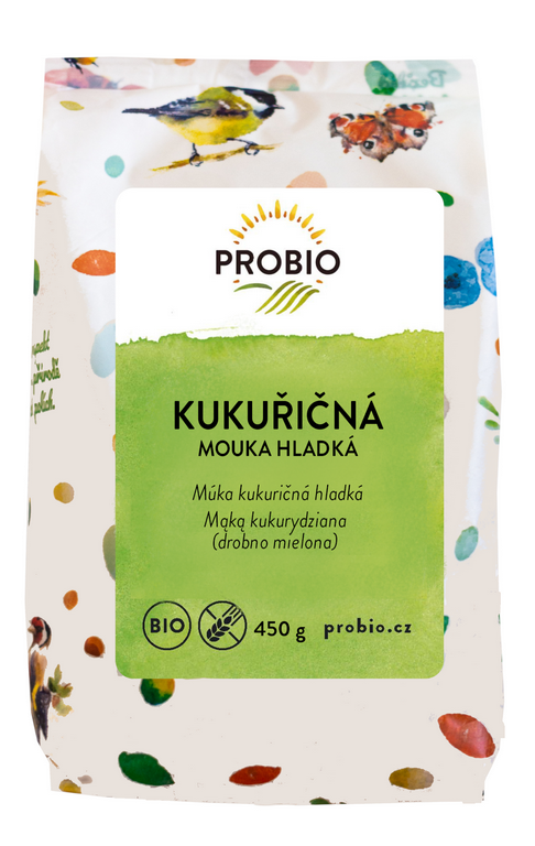PROBIO (mieszanki do wypieków, mąki) MĄKA KUKURYDZIANA BEZGLUTENOWA BIO 450 g - PROBIO BP-8595582418333