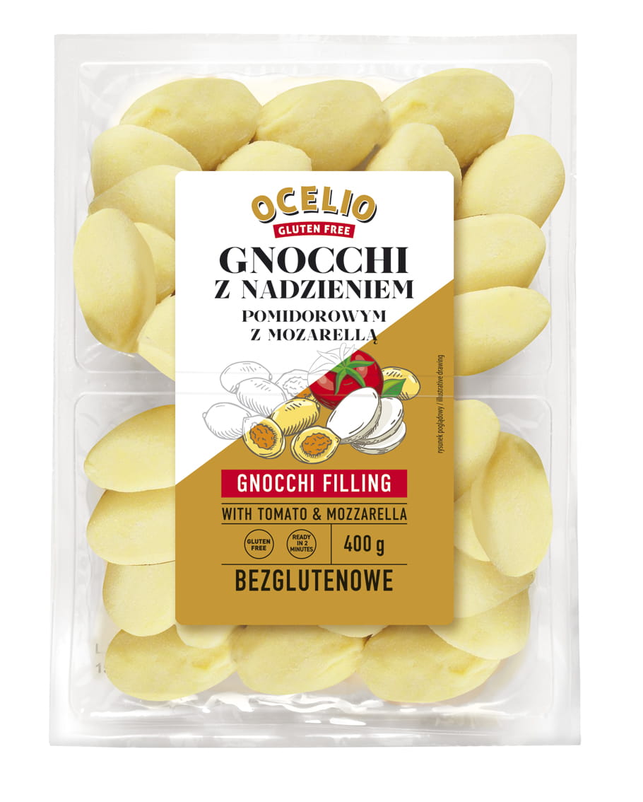 Ocelio Gnocchi z nadzieniem mozarella i pomidor 400g