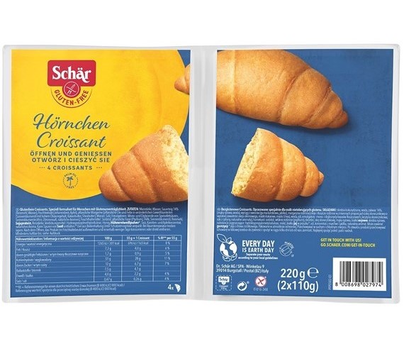 Schar Rogaliki Croissant bezglutenowe 220g - Schär