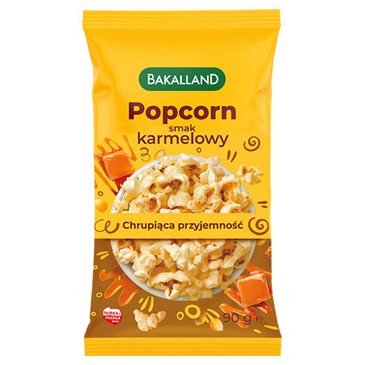 Bakalland Popcorn smak karmelowy 90g