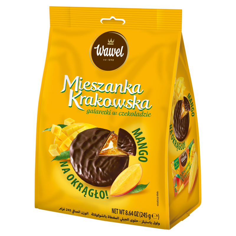 Galaretka Mieszanka Krakowska na okrągło Mango 245g