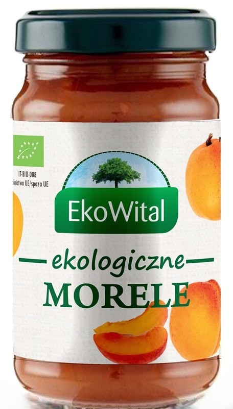 Mus morelowy bez dodatku cukru BIO 250 g EkoWital