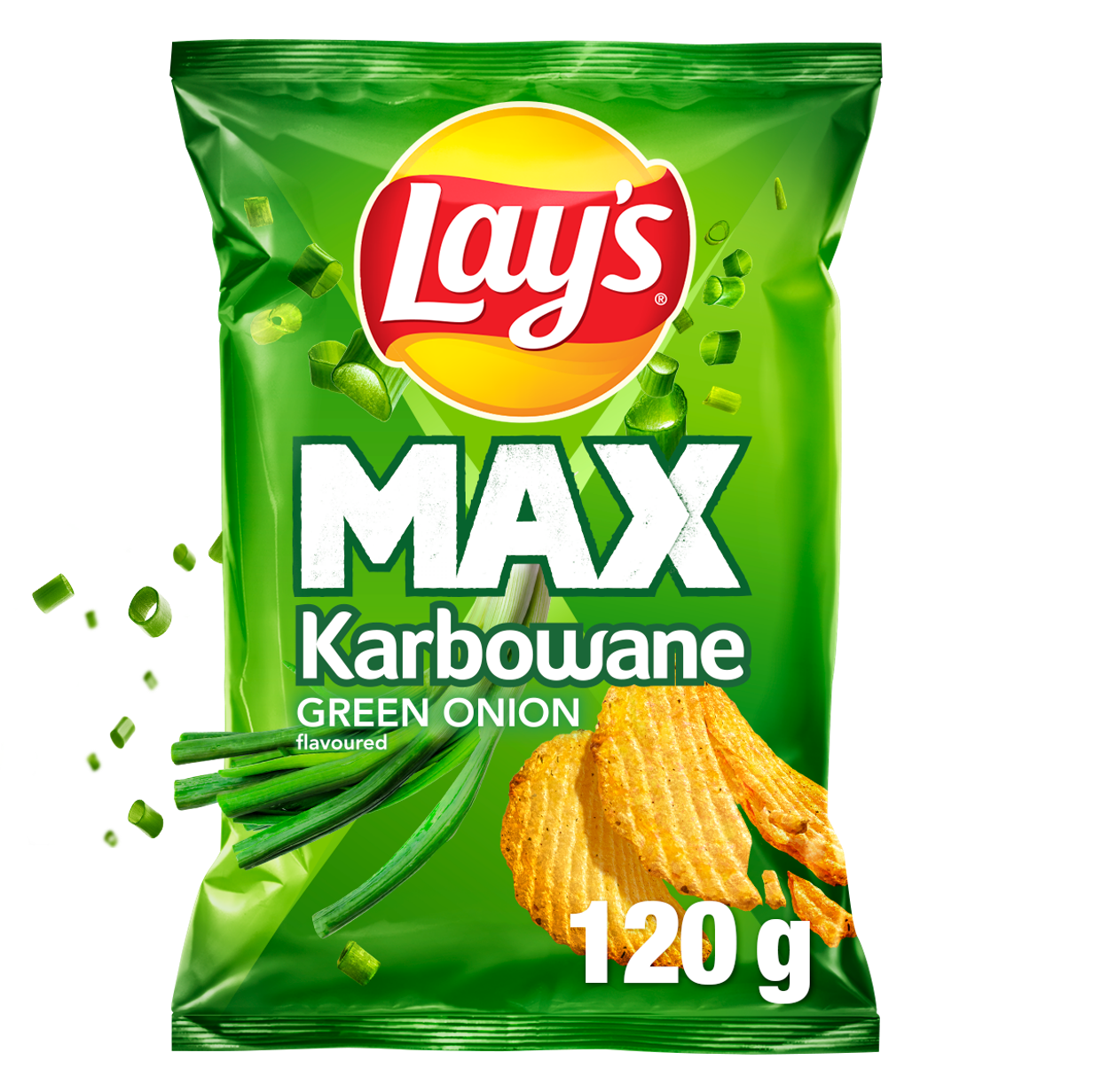 Lay's Karbowane zielona cebulka 120g