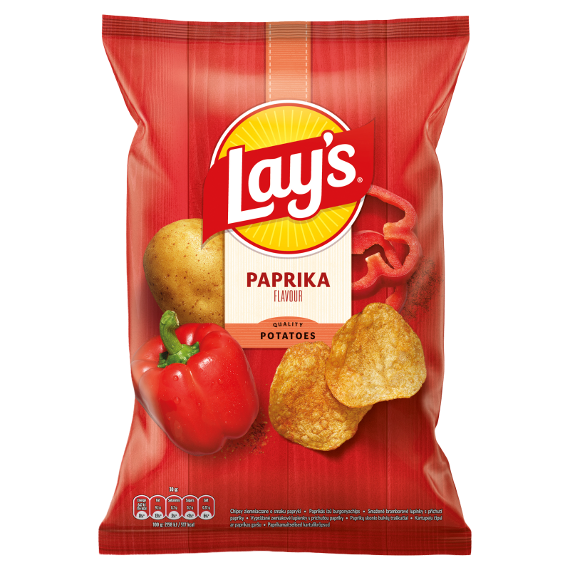 Lay's Chipsy ziemniaczane o smaku papryki 130 g