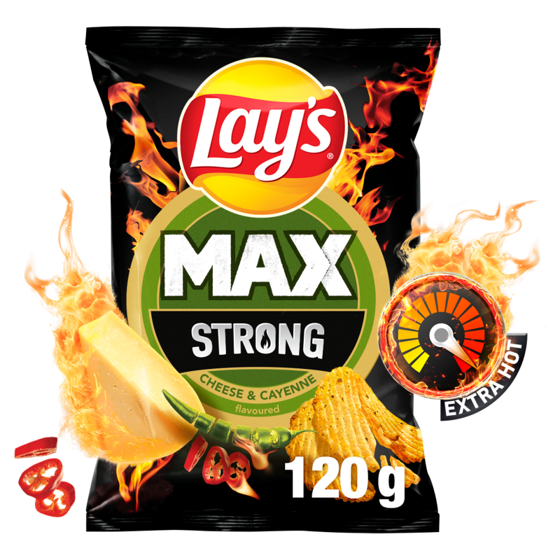 LAY'S STRONG CHEESE CAYENNE 120G