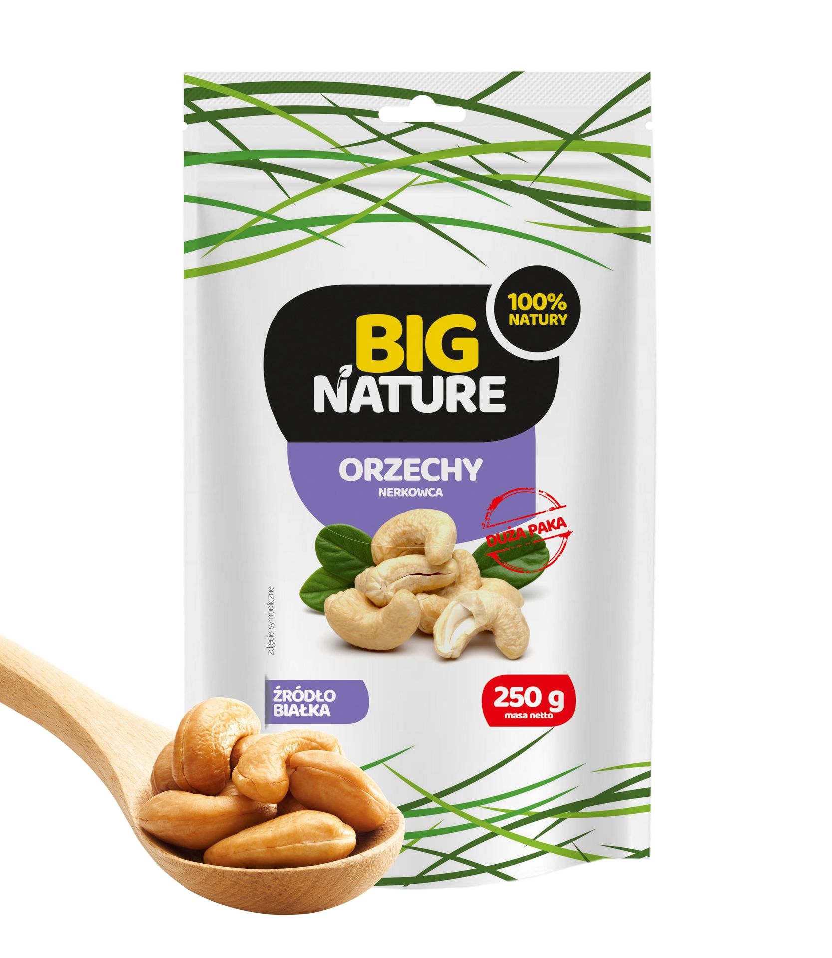 Orzechy Nerkowca Połówki 250 g - Big Nature