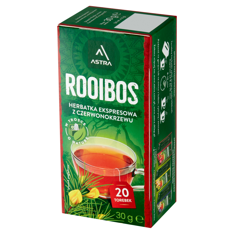 Astra Rooibos Ex20 torebek herbatka czerwonokrzew