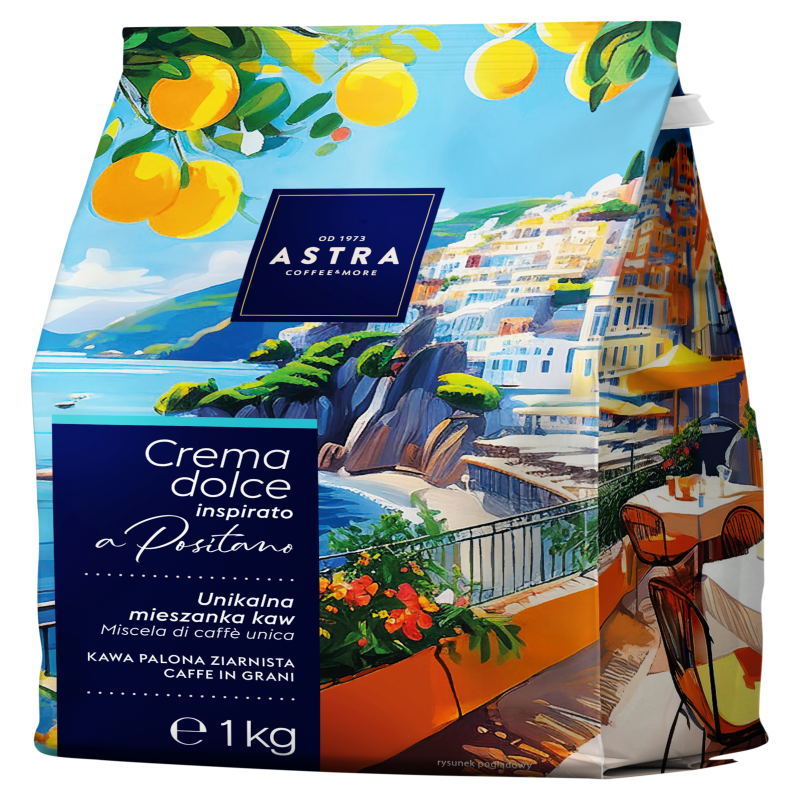 Astra Crema Dolce Inspirato a Positano 1 kg kawa ziarnista