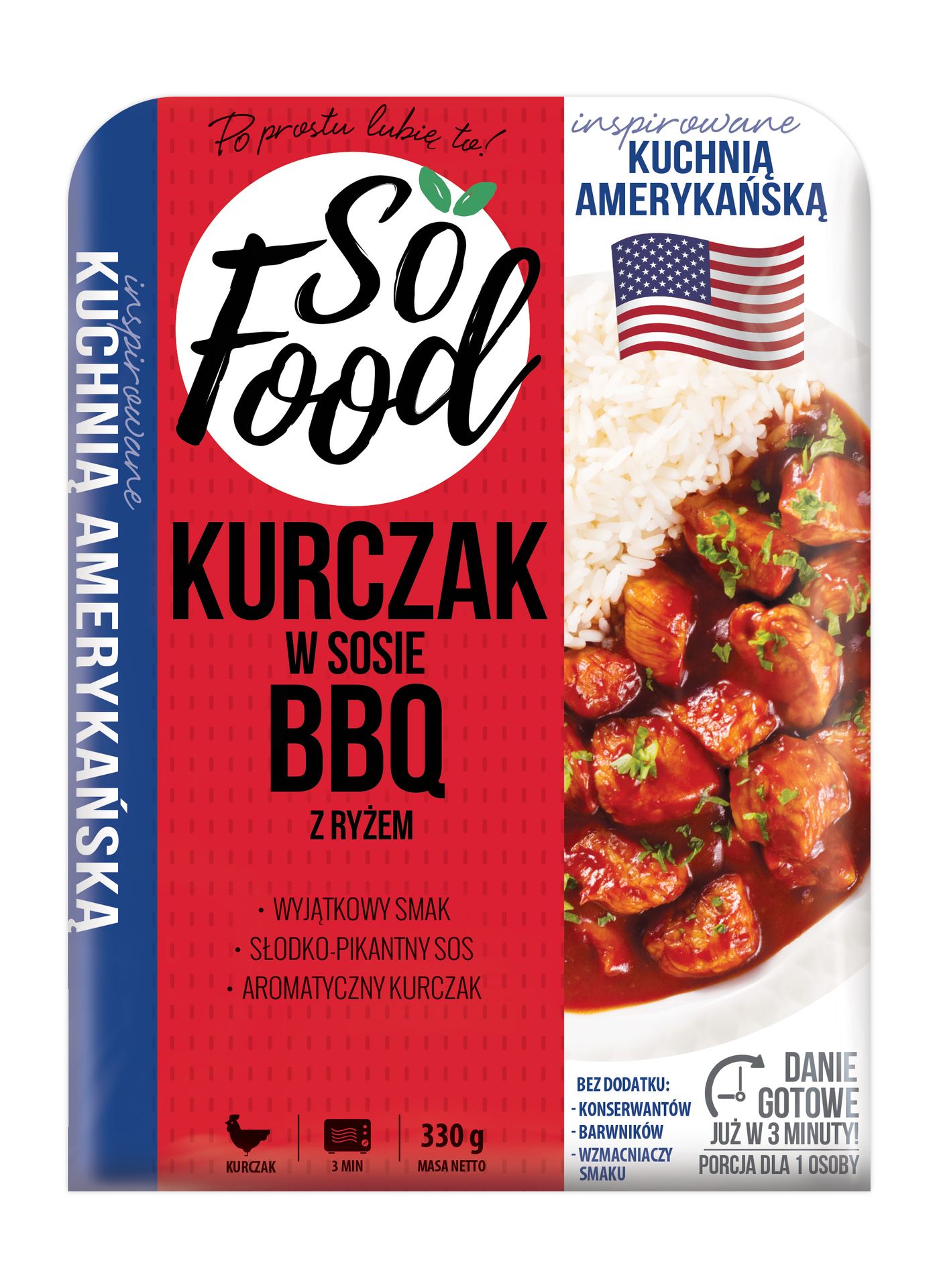 Kurczak w sosie Bbq - żywność