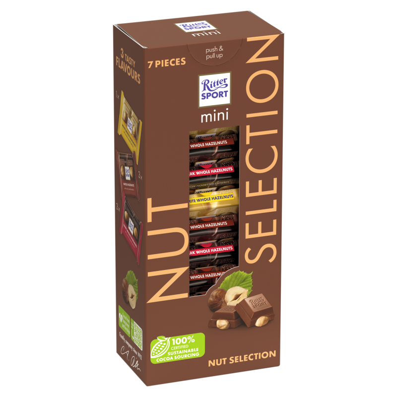 RITTER Ritter Sport Czekoladki Nut Selection 7szt 116g RIT.NUT.SELEC.7.116G