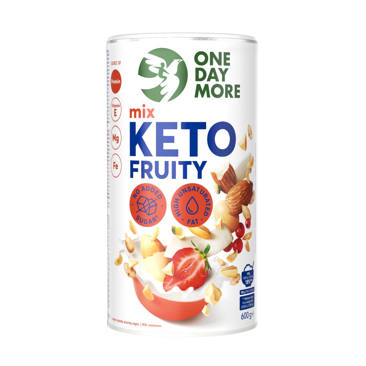 OneDayMore mieszanka KETO z owocami 600g