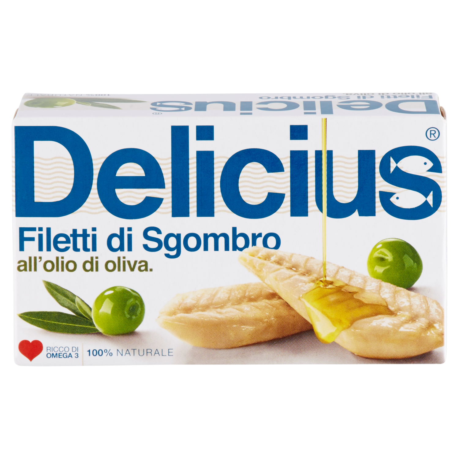 Delicius Filety z makreli w oliwie z oliwek 125 g