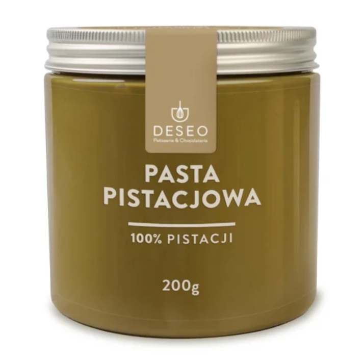 PASTA PISTACJOWA 100% - 200g ŚWIEŻA, NATURALNA DESEO