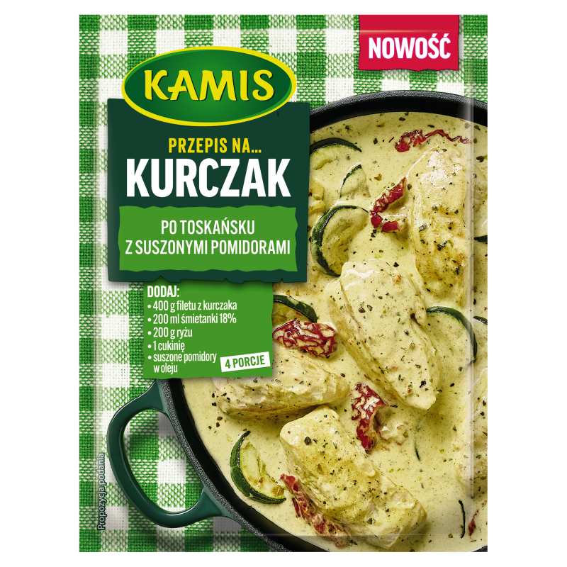 Kamis Przepis na kurczak po toskańsku z suszonymi pomidorami 30 g