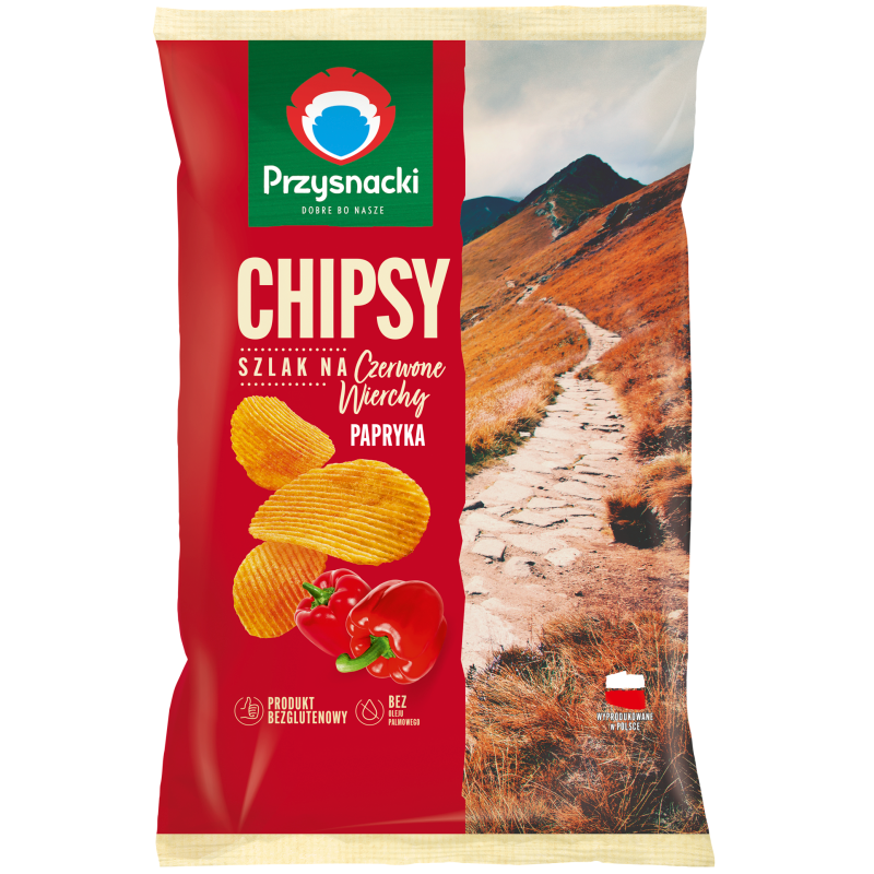 Przysnacki Chipsy papryka 130 g