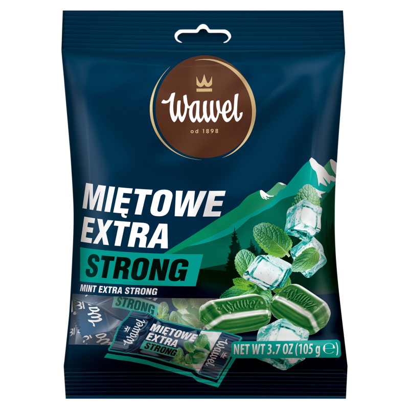 WAWEL Cukierki nadziewane miętowe extra strong