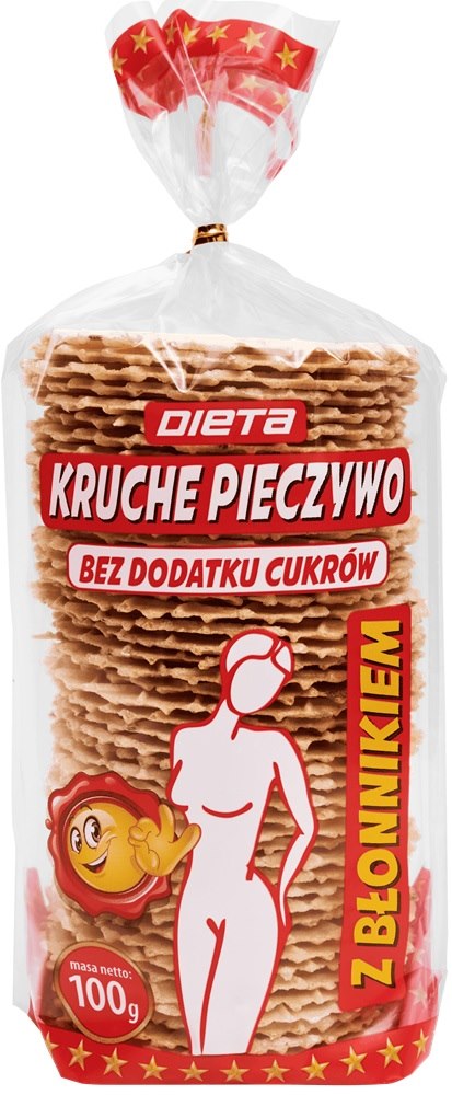 DIETA Kruche pieczywo z błonnikiem 100gr