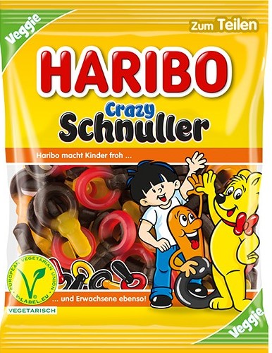 Haribo Crazy Schnuller Żelki 175 g