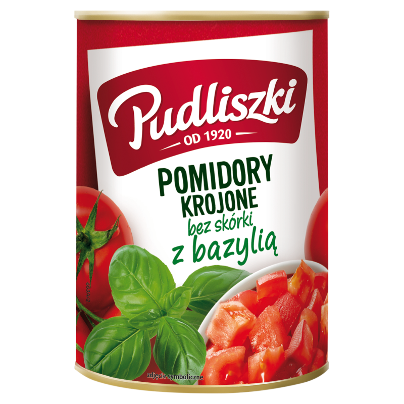 Pomidory krojone z bazylią Pudliszki 400 g