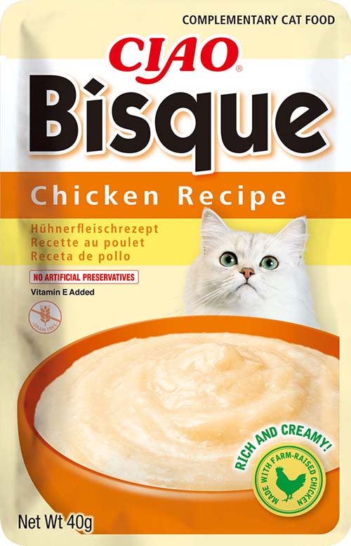 CIAO Bisque Mokra karma dla kota gęsta kremowa zupa z kurczakiem