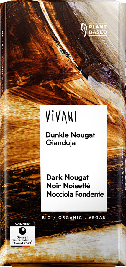 Vivani Czekolada gorzka nugatowa 80 g Bio - słodycze lub przekąska