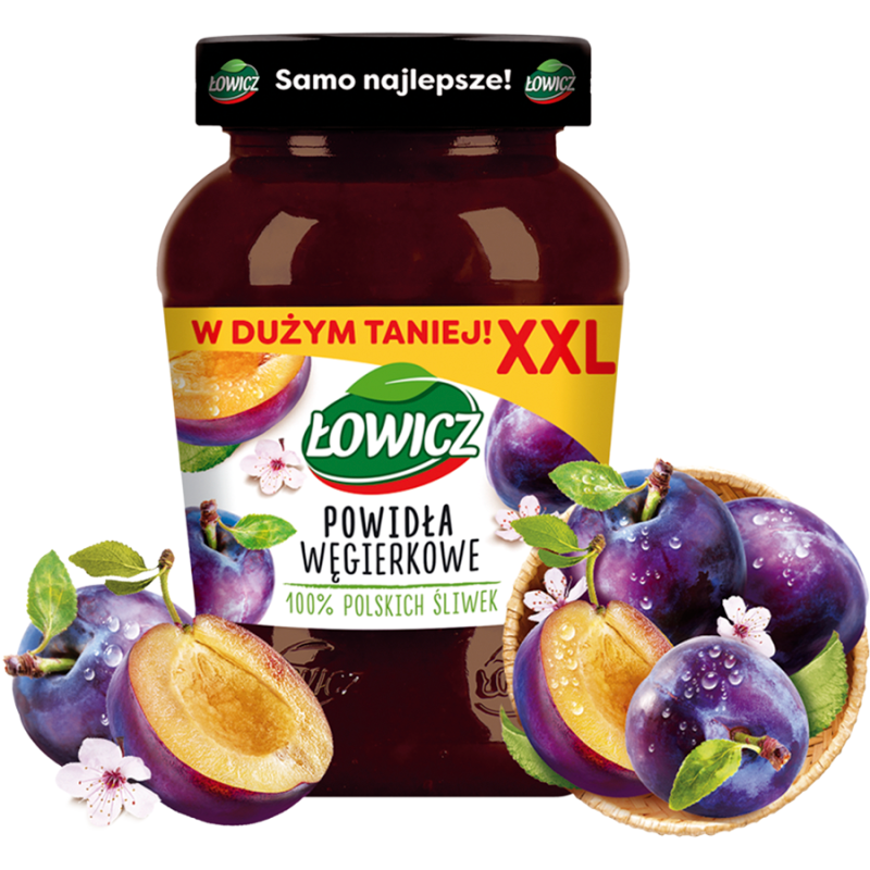 Łowicz Powidła śliwkowe 490 g