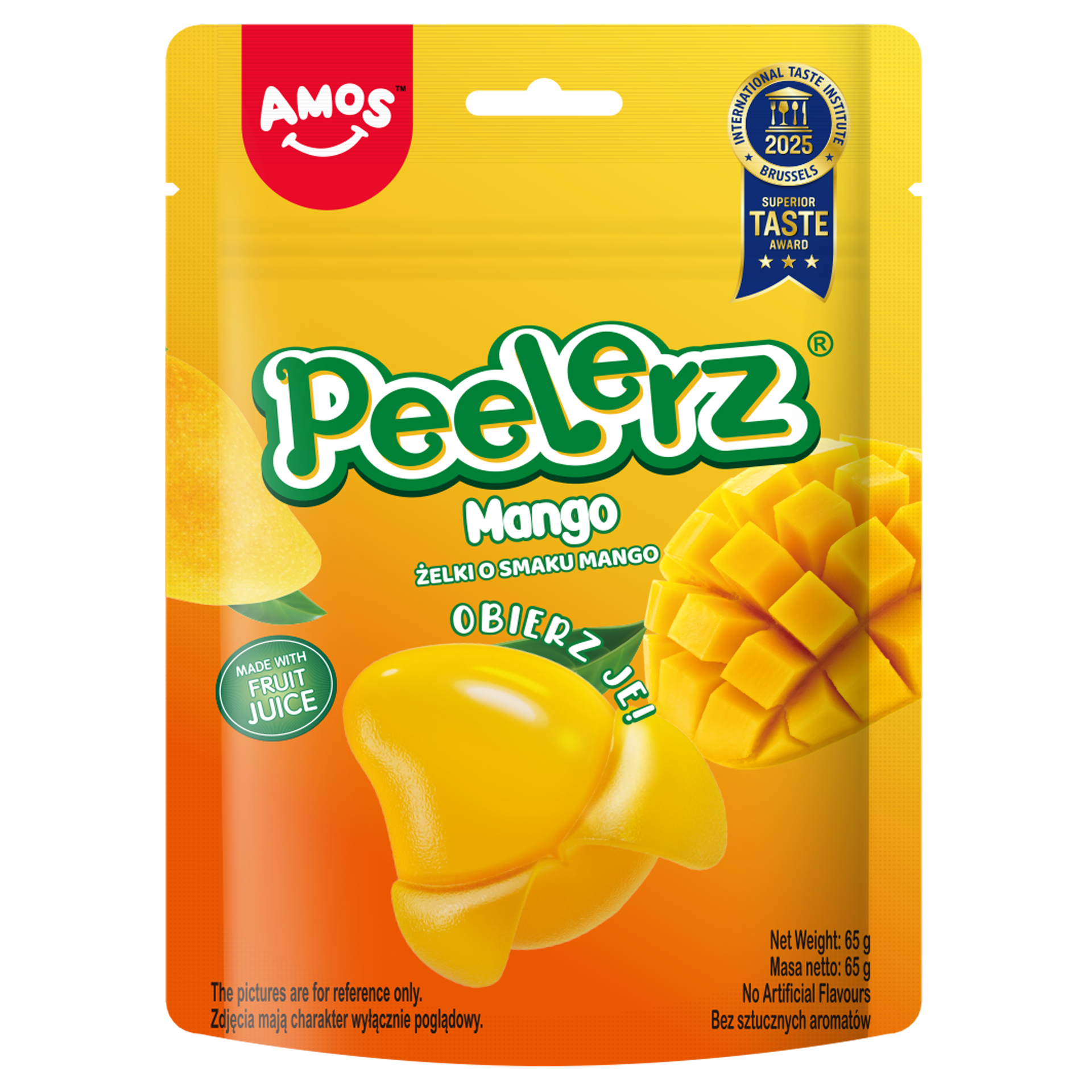 AMOS Żelki Peelerz Mango 65g