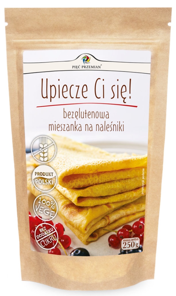 Pięć Przemian (SIMPATIKO) Mieszanka na naleśniki bezglutenowa 250g 11SIMMIENA