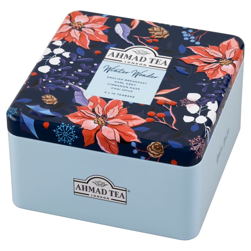 Ahmad Tea Winter Wonder Mieszanka herbat czarnych i herbat czarnych aromatyzowanych 80 g (40 x 2 g)