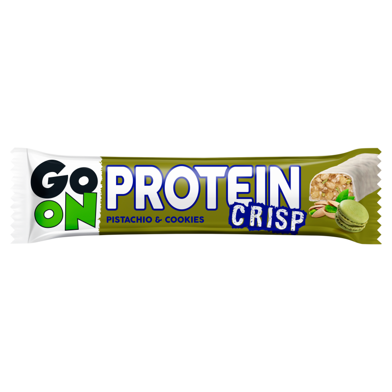 Go On Protein Crisp Baton białkowy z ciasteczkami i pistacjami w polewie 45 g