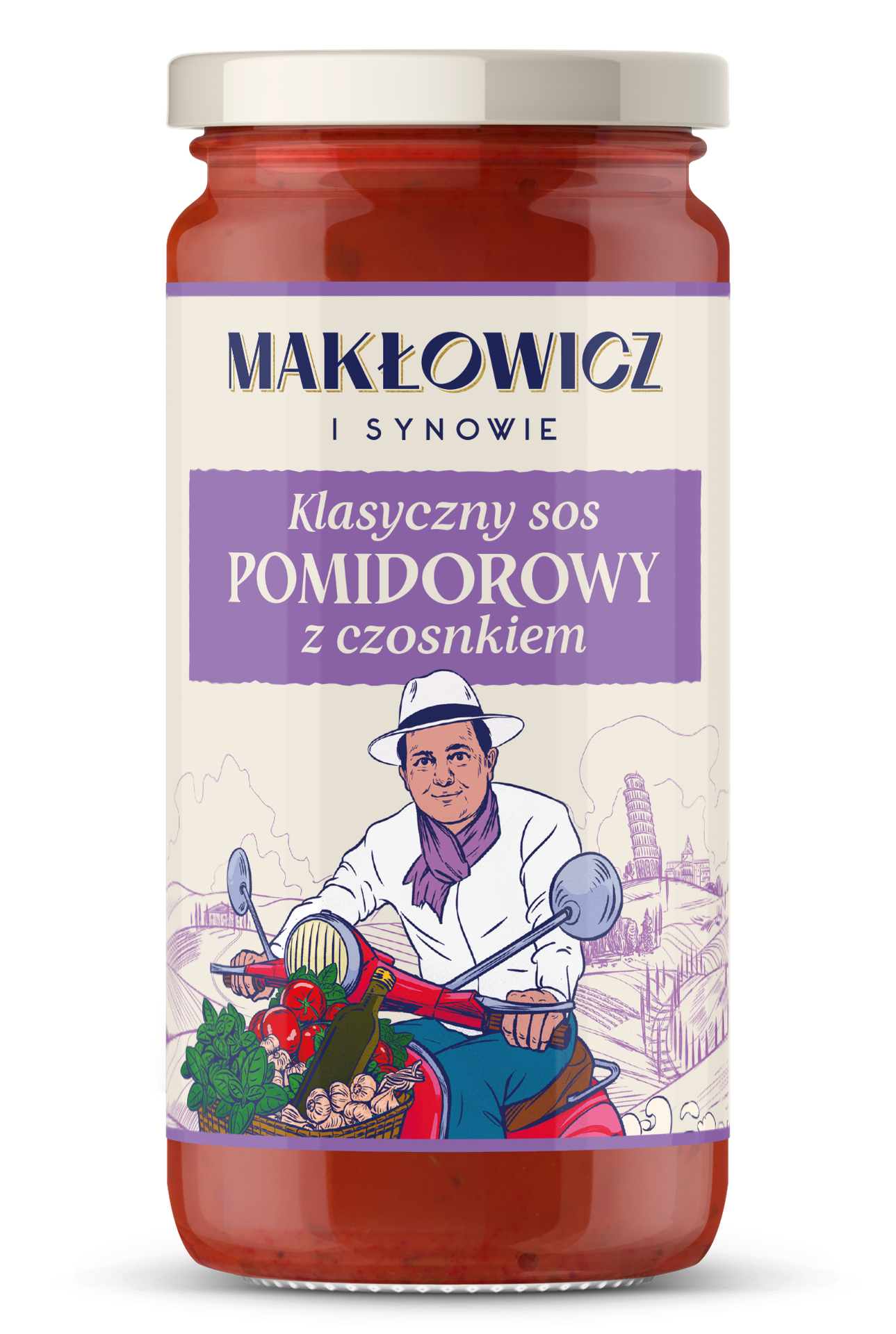 MAKŁOWICZ I SYNOWIE Sos pomidorowy z czosnkiem