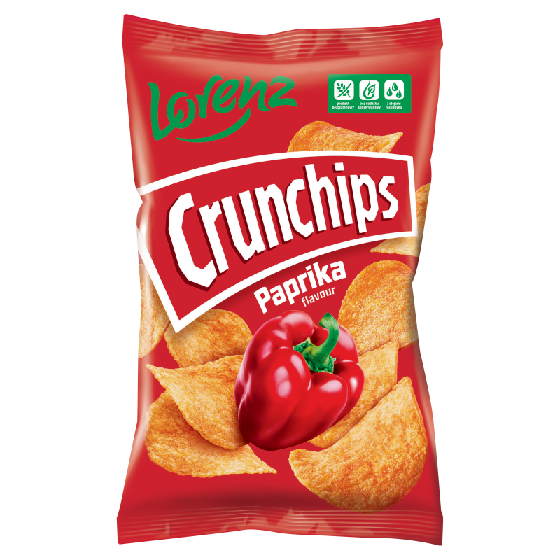 Chipsy Crunchips o smaku papryki 130 g