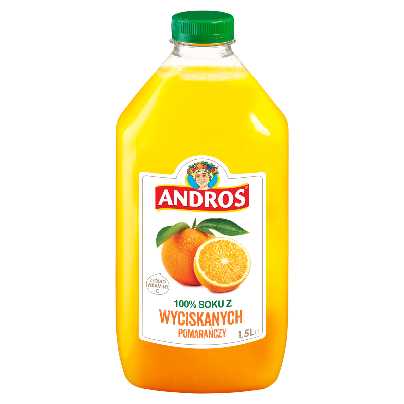 Andros Sok z pomarańczy 1,5 l