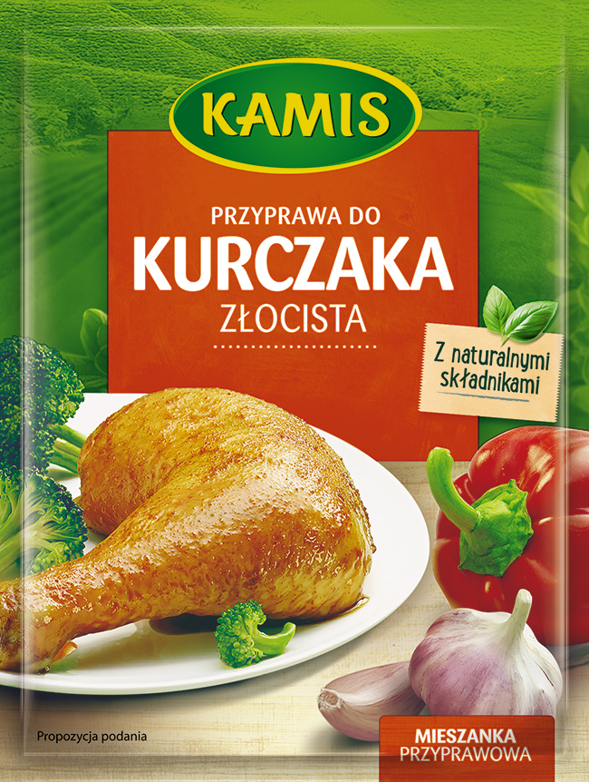Kamis Mieszanka przyprawowa przyprawa do kurczaka złocista 20 g