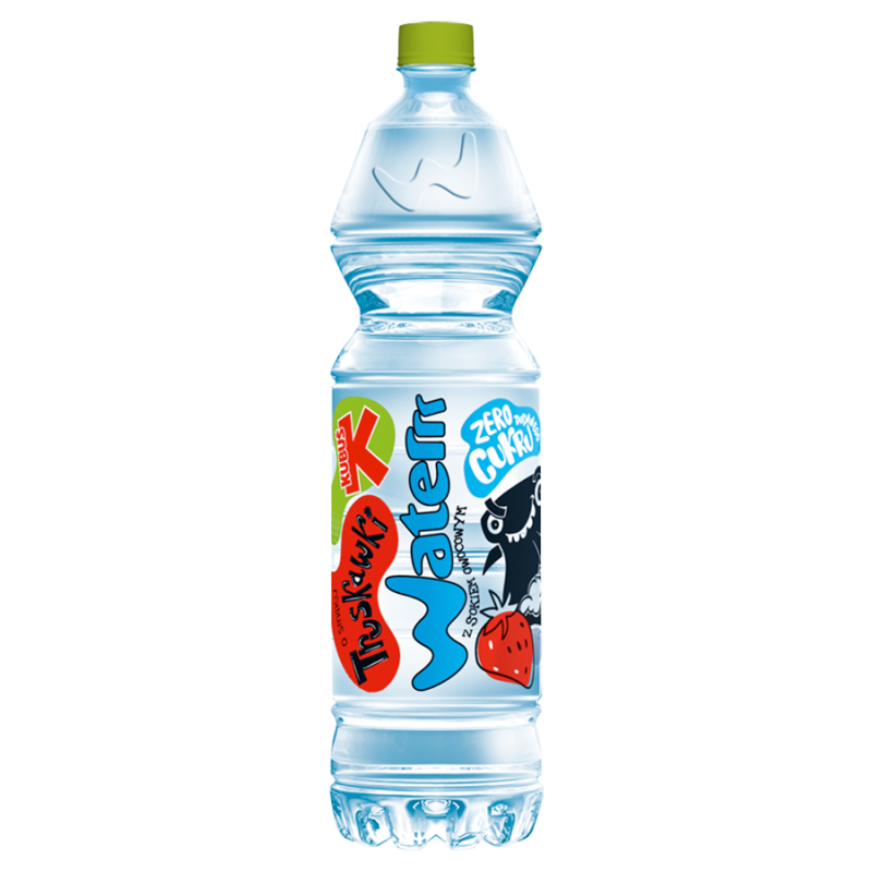 Kubuś Waterrr Napój owocowy o smaku truskawki 1,5 l