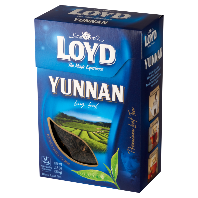 Loyd MOKATE Herbata czarna Yunnan liściasta 80 g