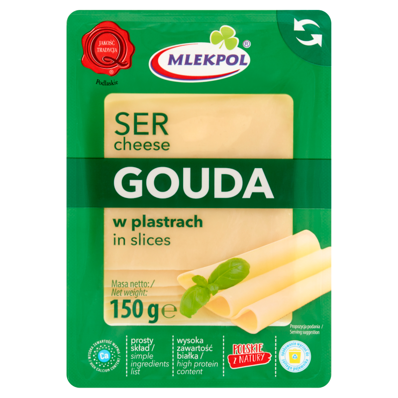 Ser Gouda Plastry Sm Mlekpol 150G